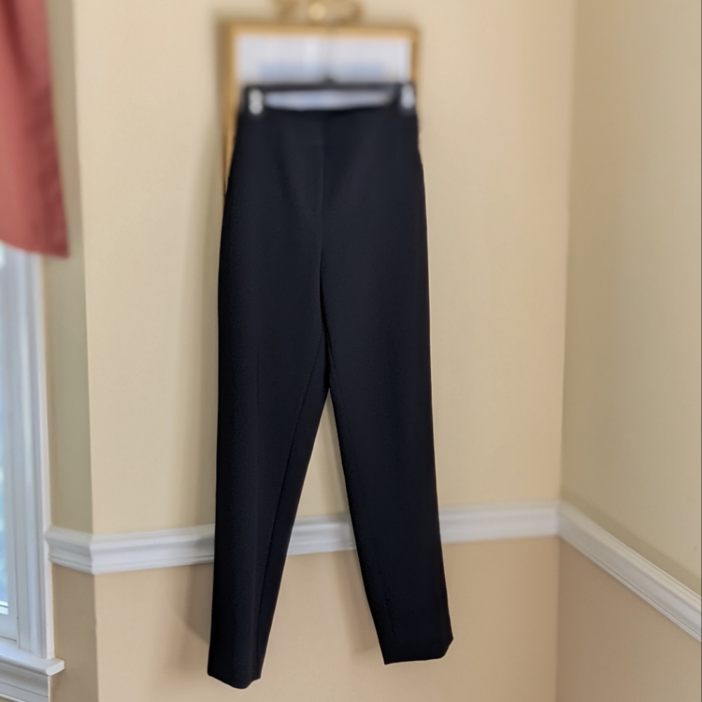 St John Caviar Black Dress Pants size 8